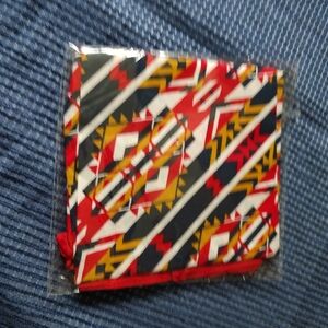 Bandana NWOT 22" x 22" Geometric Print Factory Sealed 100% Cotton